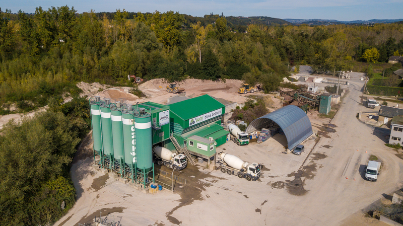 Béton prêt à l'emploi Saint-Pantaléon-de-Larche